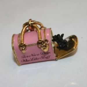 Juicy Couture Jewelry - Juicy Couture Yorkie Dog Carrier Purse Bag Charm ✨ Juicy Couture Jewelry - Juicy Couture Yorkie Dog Carrier Purse Bag Charm ✨